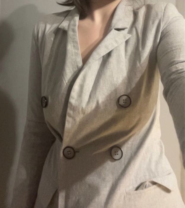 Klasyczna szara marynarka damska Reserved rozmiar XS/34