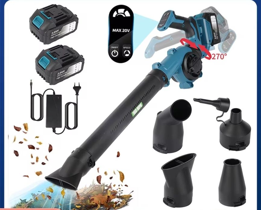 Super Soprador de folhas com 2 baterias Promoção