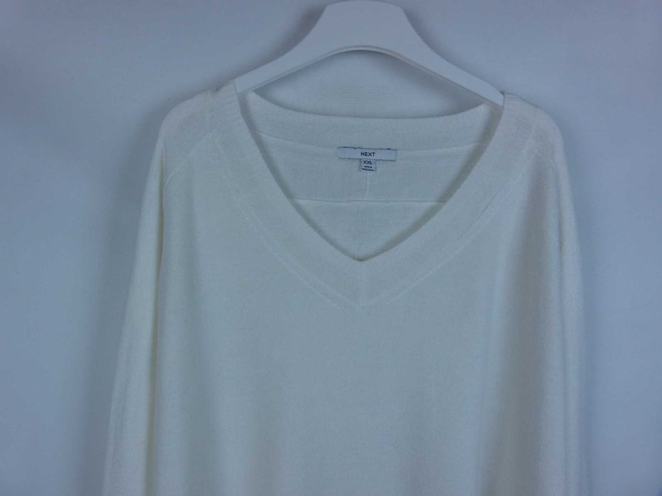 Next luźny cienki sweter oversize akryl / XXL