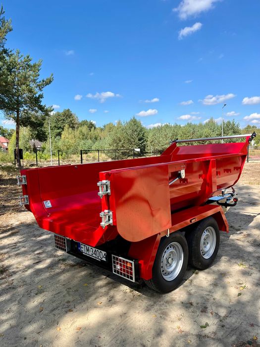 Wywrotka samochodowa hydrauliczna, przyczepa samochodu do 3500 KG Dmc