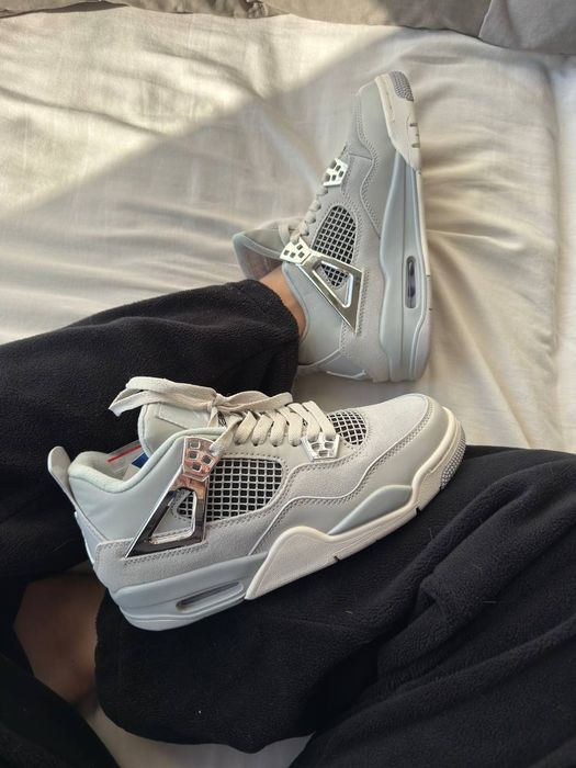 36-45 Nike Jordan 4 Grey Silver