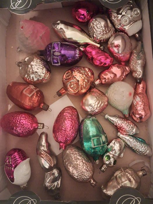 старые елочные игрушки