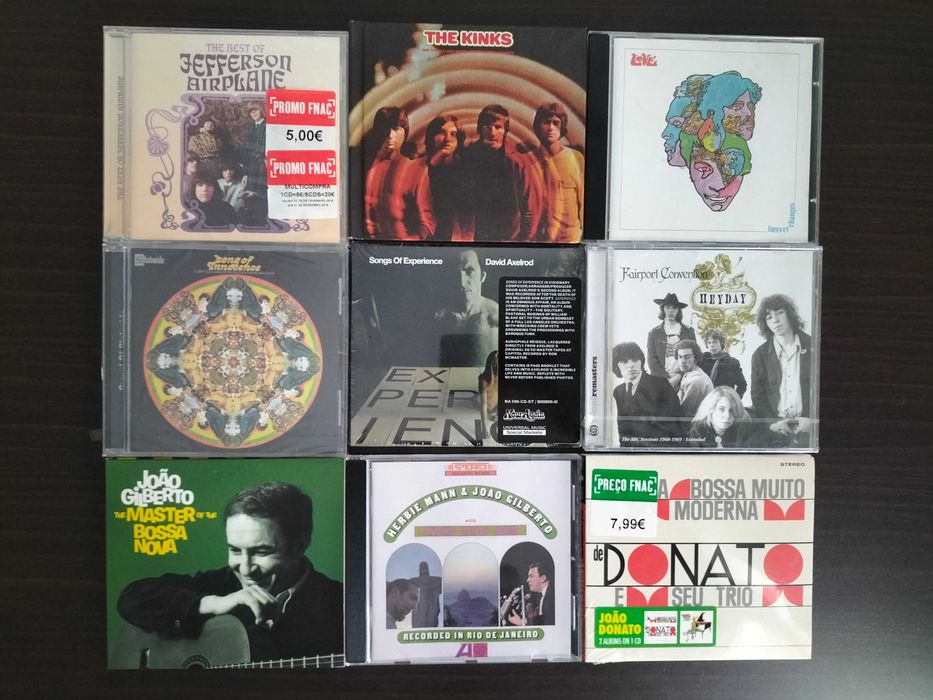 CD's - 1958 a 2018 - Pop Rock Jazz Bossa Nova Funk Soul Hip-Hop +