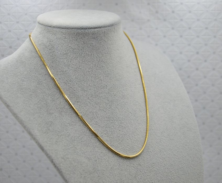 Żmijka Złoty łańcuszek linka Żmijka okrągła 2mm 50 cm 9.09g