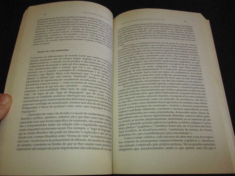 Livro Meditações Pascalianas Pierre Bourdieu