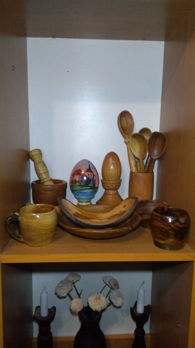 Дерев'яний посуд ручної роботи