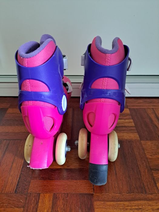 Patins  de criança + kit de protecção