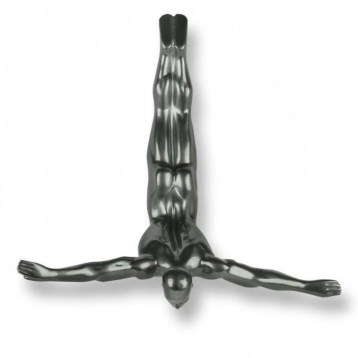 Arte Dal Mondo figurka rzeźba srebrna na ścianę