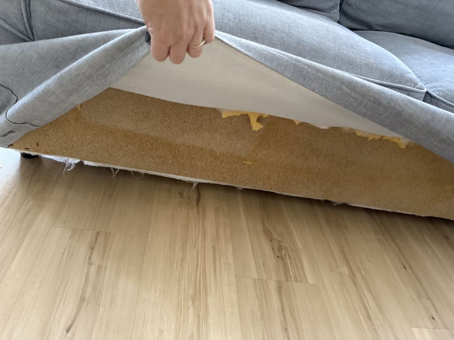 Sofa rozkladana Ikea Ektorp z fotelem