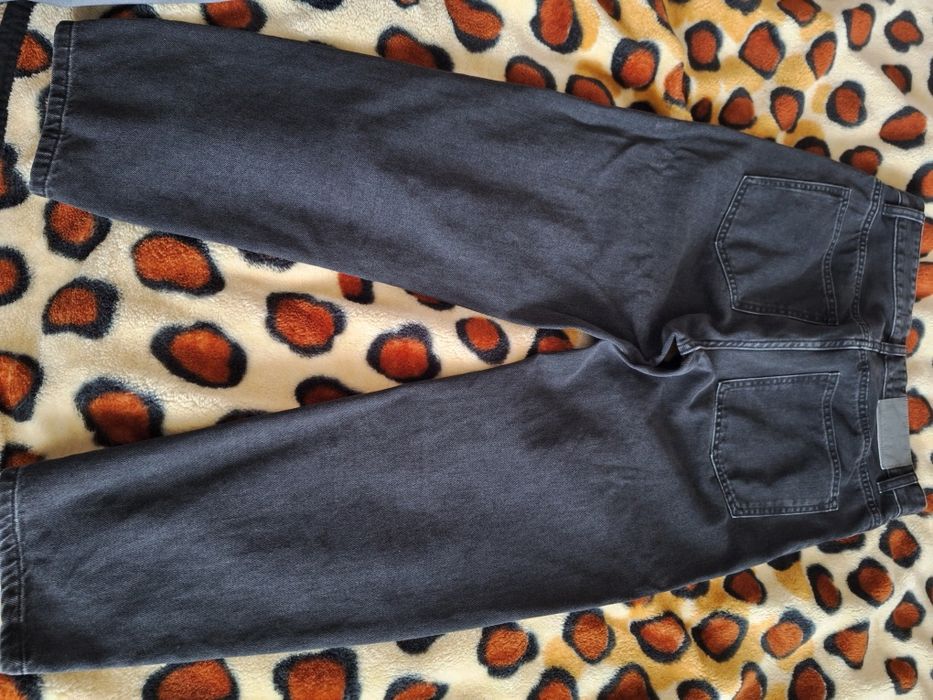 Spondnie jeansy czarne