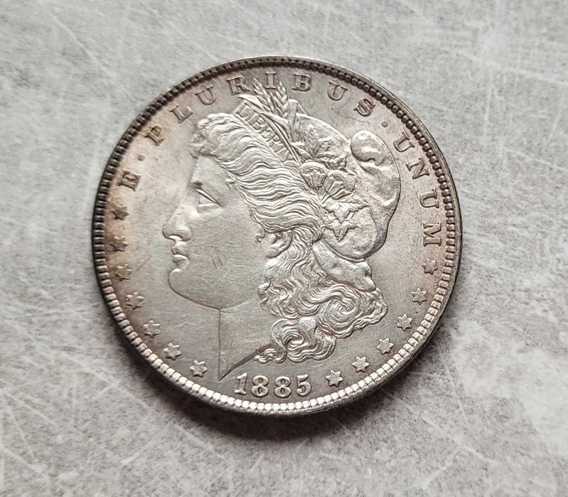 7) USA srebro - 1 Dollar - 1885 r. MORGAN