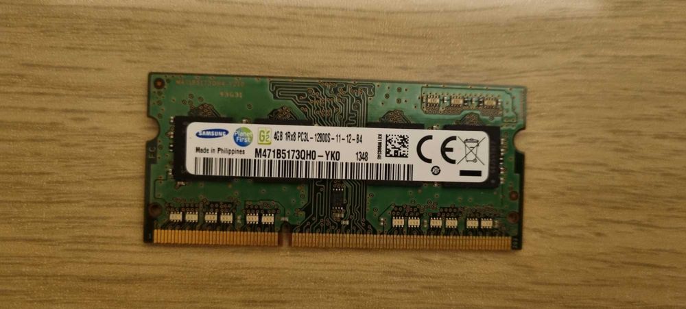 Pamięć RAM SODIMM DDR3 4 GB Samsung 12800S