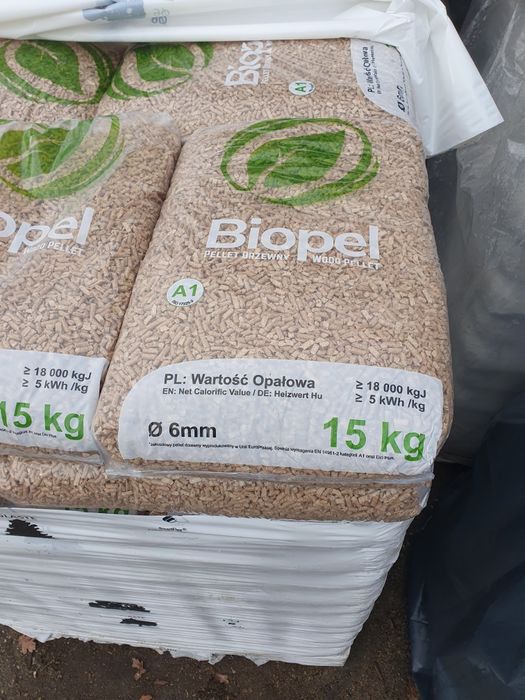 Pellet sosnowy Biopel Olczyk Karoń Igła Król Lasu Task  dębowy