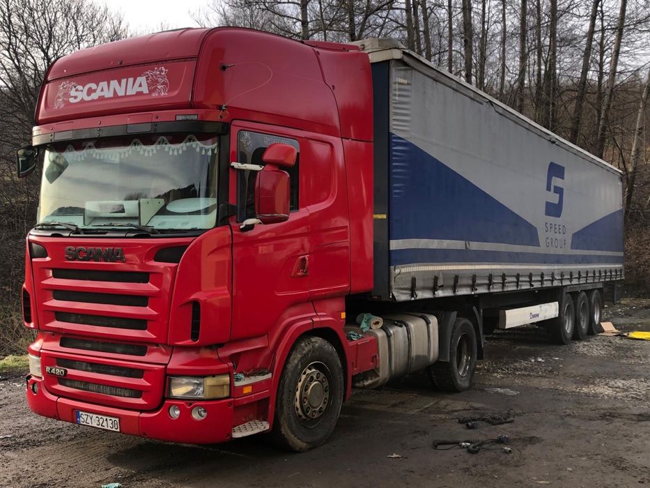 Scania r420 czerwona