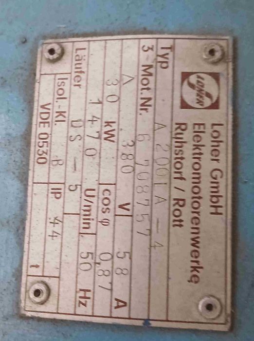 Motor Eléctrico 30 KW