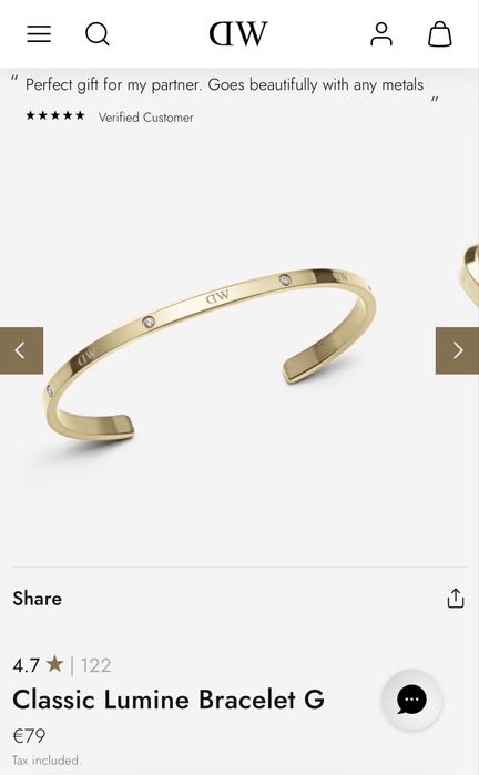 Браслет і колечко в стилі картьє від Daniel Wellington