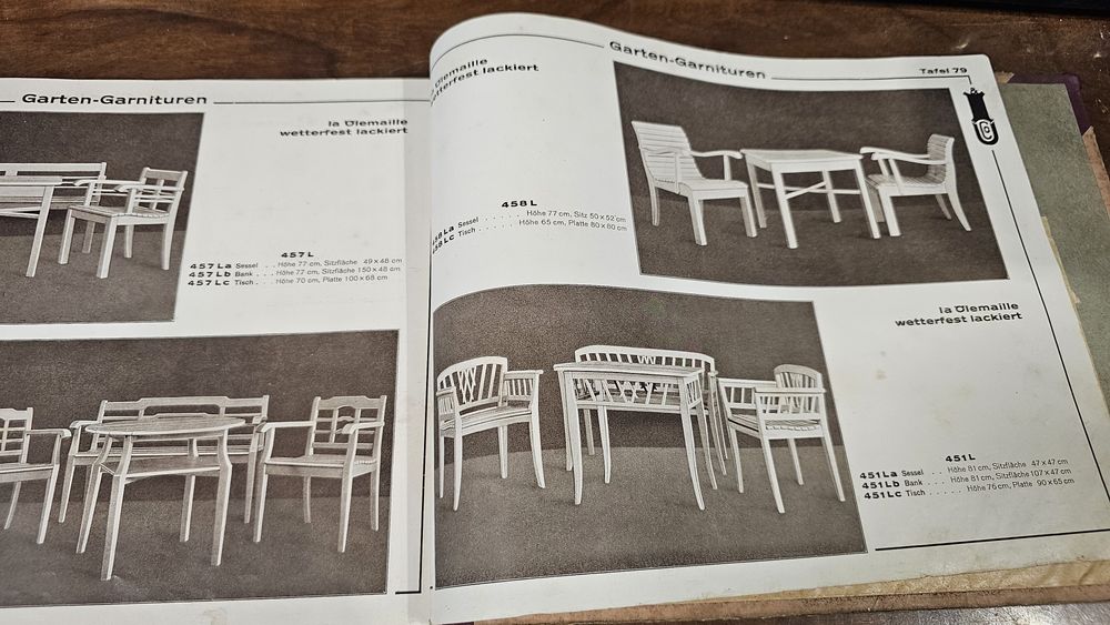 Przedwojenny katalog mebli - ILSE EINZELMÖBEL AUSGABE 1930