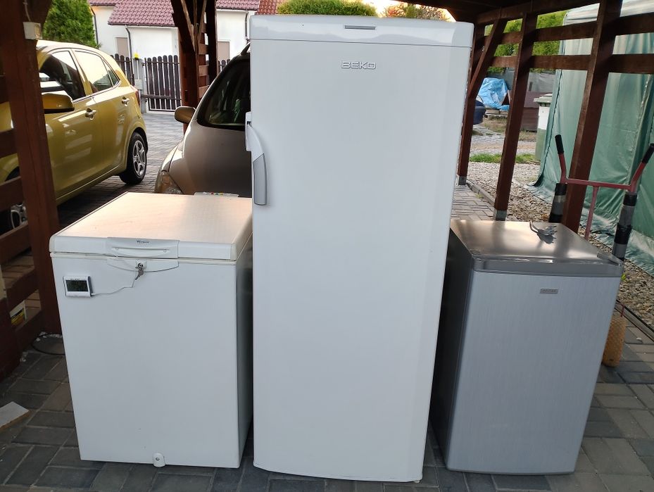 Zamrażarki 60, 140 i 250 litrów.