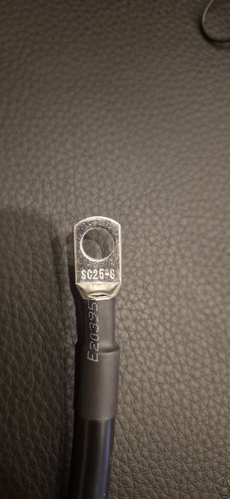 Кабель 4 AWG 1 м с клеммами М8