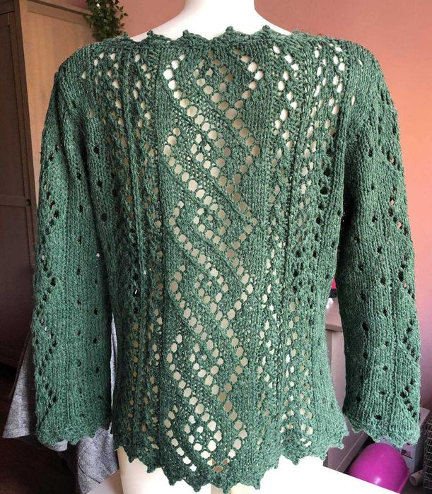 sweter hand made, r.S/M