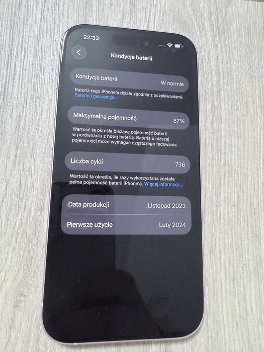 iPhone 15 pink 256GB