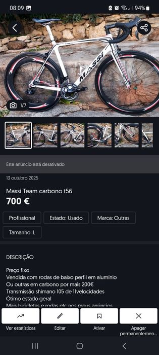 Mafrabike bicicletas de estrada