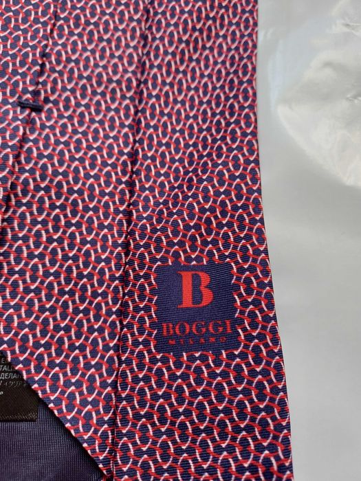 Boggi Milano jedwabny krawat