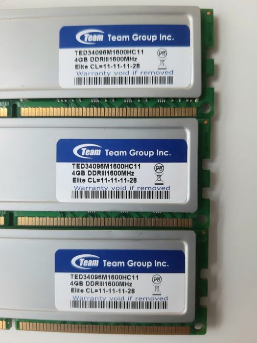 Elite Team DDR3. 4GB. 1600mhz.