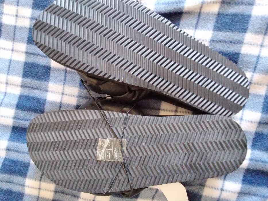 Sandálias tranças pretas 41 H&M