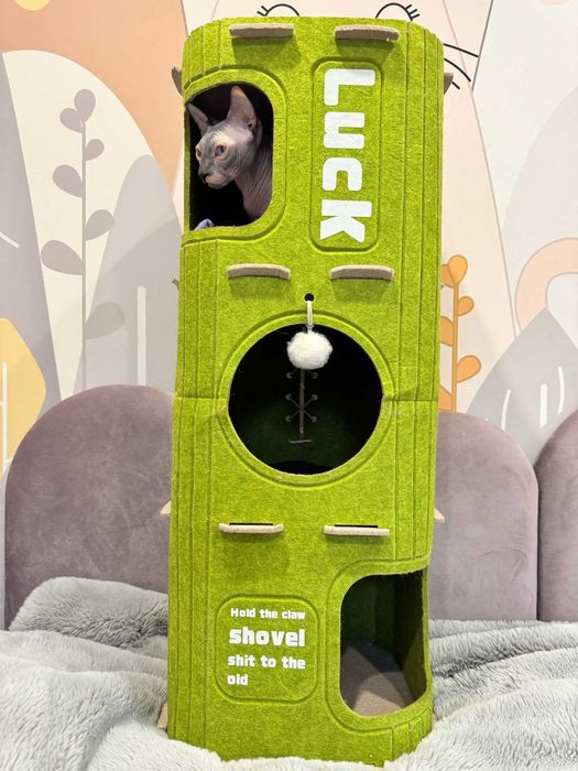 Лежанка для котика або маленькоі собачки когтеточка будинок для кота