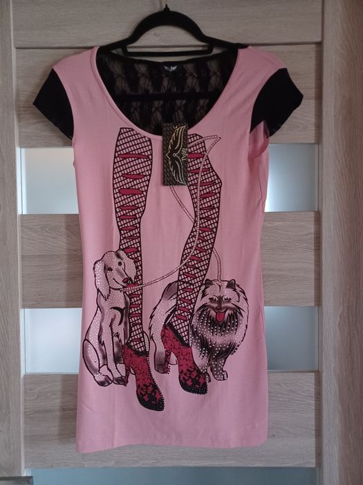 Bluzeczka T.A.T.U pieski w cyrkoniach