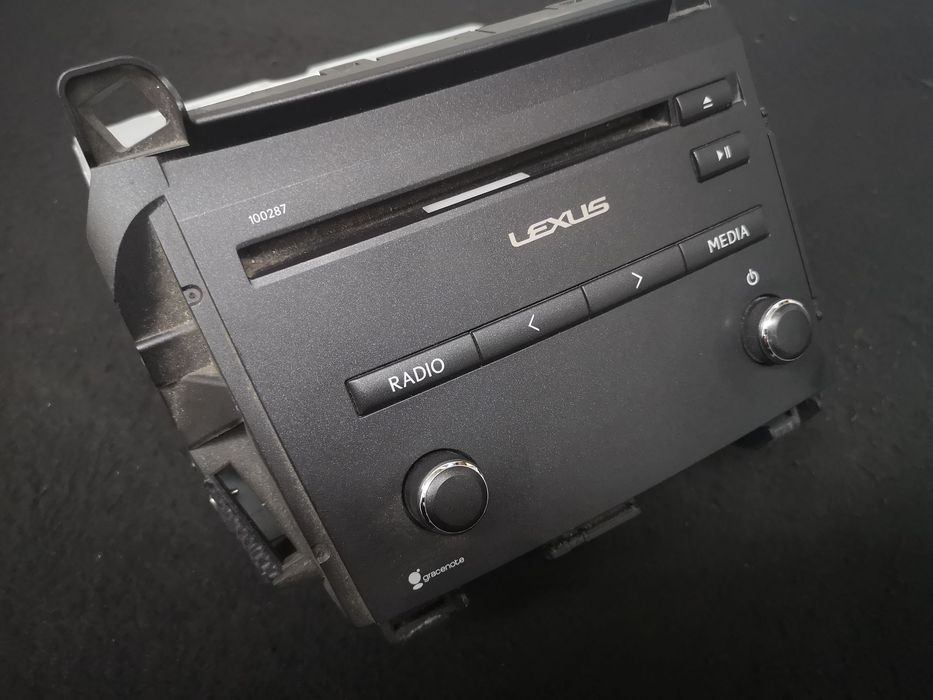 Rádio CD FM GPS multimédia original Fujitsu Ten Lexus CT200h 2012- EPC
