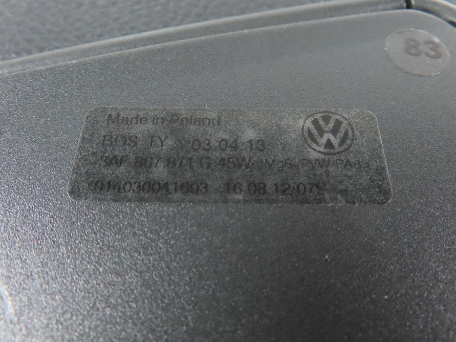 Cortina / Chapeleira Da Mala Vw Passat Variant Ref: 3Af867871G