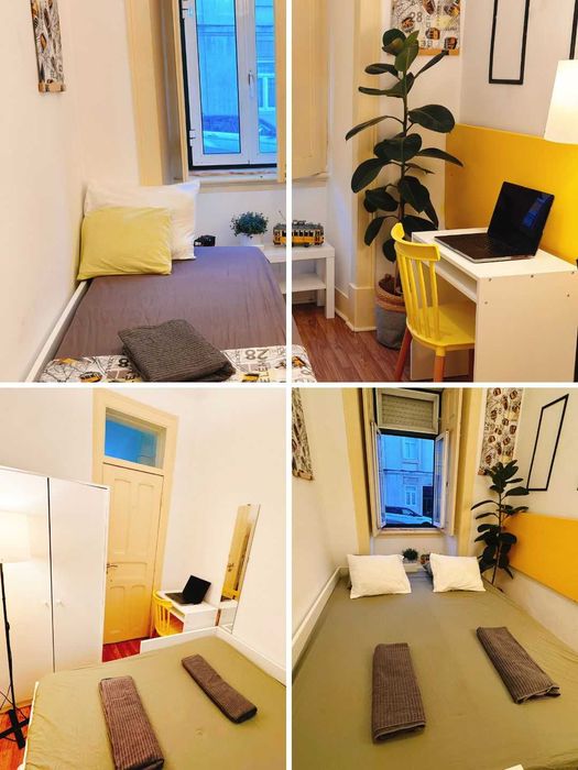 Vendo Mobílias de Quartos completa (cama, colchão, mesas, Roupeiros, arrumação). Como novo em Airbnb