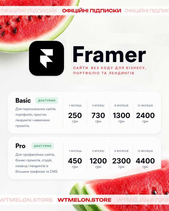 Replit Core Pro Premium Репліт AI Vibecoding вайбкодинг Bold Claude Code Codex Dev Develop Grok ШІ WaterMelon