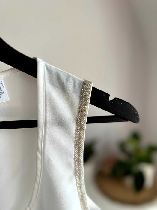 Bluzka koszulka 40 na ramiączkach top pod żakiet LA REDOUTE BLG0010