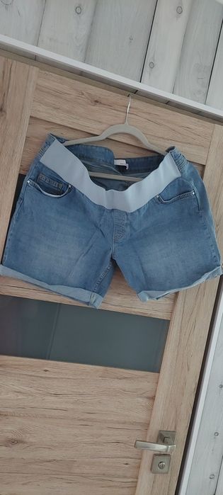 Krótkie spodenki dżinsowe ciążowe