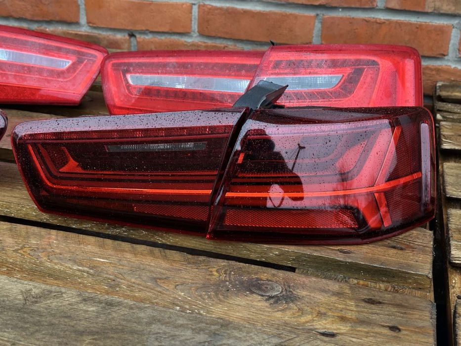 Audi A6 C7 задні фари LED рест дорест Європа Америка