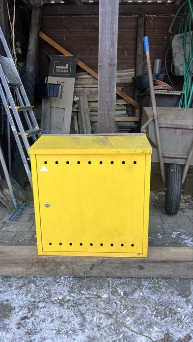 skrzynka gazowa żółta 67,5x60,5x25
