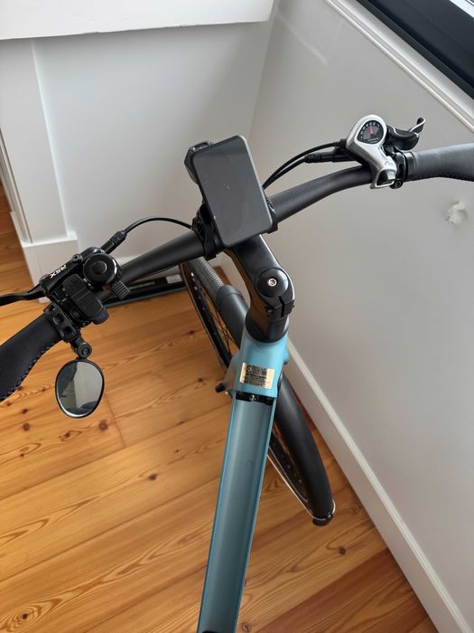 HeyBike Bicicleta elétrica com assento em gel e bolsa de transporte