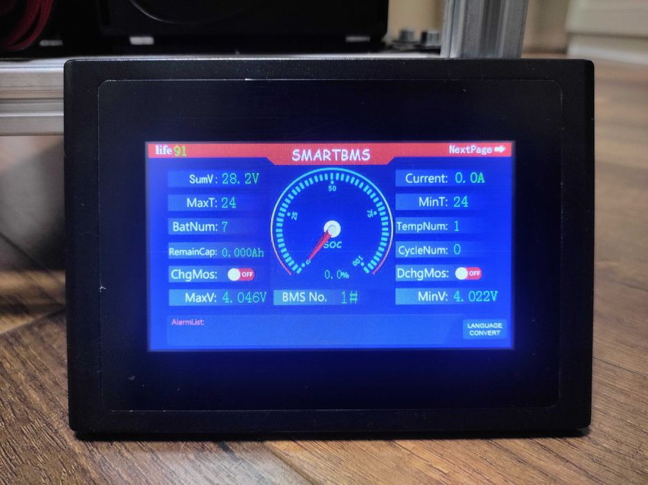 Збірка 24V 5.5 кВт/г NMC (Hyundai Kona) + BMS + Балансир + Екран