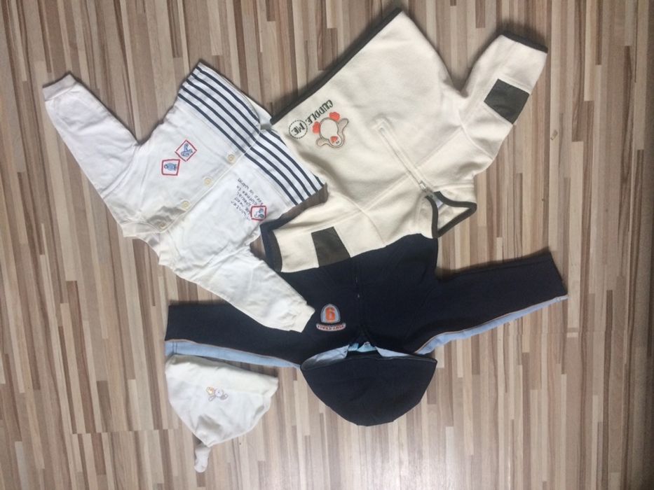 Bluzy, polar, bluzki 0-3 miesiące, r. 62