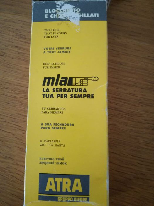 Kit Mia BLO 3110 segredo de fechadura Atra com 3 chaves