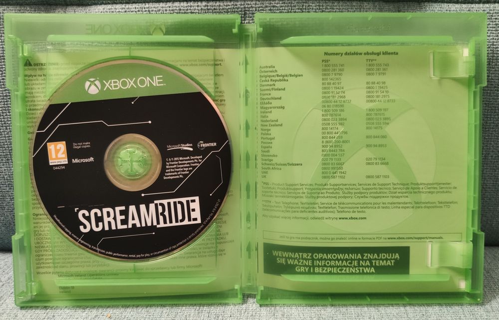 ScreamRide na XBO