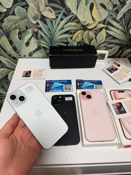 iPhone 15 Blue 128Gb Neverlock Айфон 15 128Гб TRADEN відмінний стан