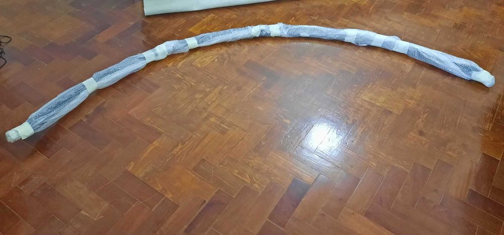 3 Barras de Ferro Semicirculares | Acima de 2 metros cada
