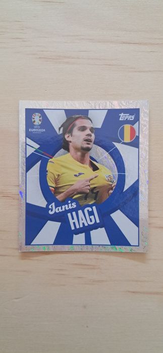 Cromo futebol de Hagi(Euro 2024)da Panini