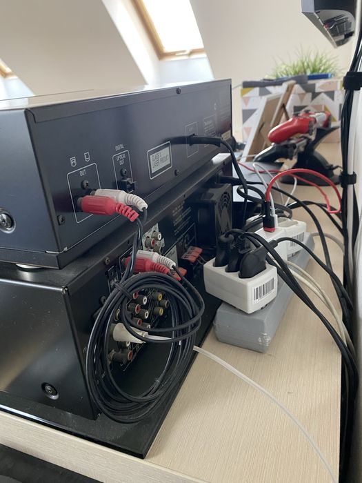 Amplituner Technics SA AX530  plus CD Player plus kolumny