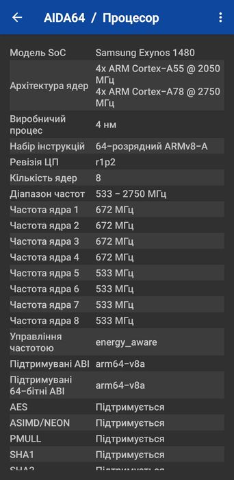 Смартфон Самсунг А55 12/256