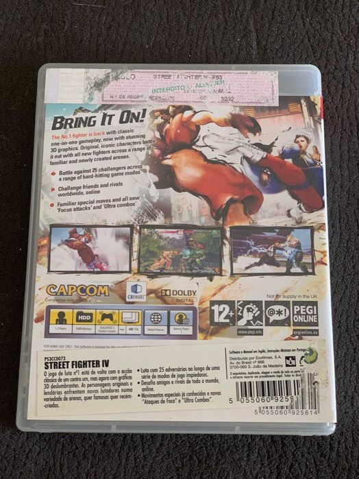 Street Fighter IV - Jogo PS3